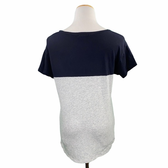 James Perse Standard Color-Block Tee - Picture 6 of 12